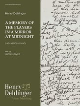 A Memory of the Players in a Mirror at Midnight Vocal Solo & Collections sheet music cover